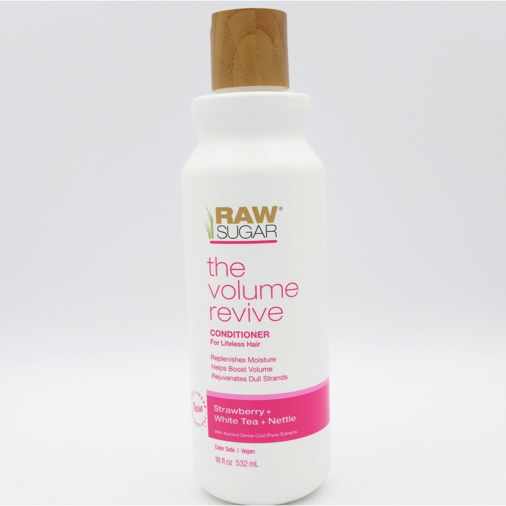 Raw Sugar The Volume Revive Conditioner For Lifeless Hair 18 oz Strawberry